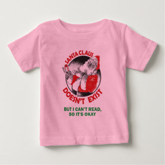 Papai Noel engraçado caçoa a camisa - o papai noel