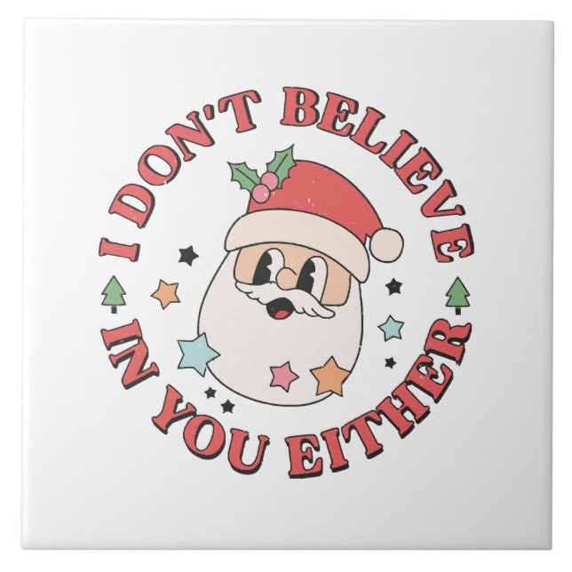 Papai Noel engraçado de Natal  (Frente)