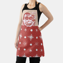 Papai Noel Engraçado Natal Vermelho Rosa