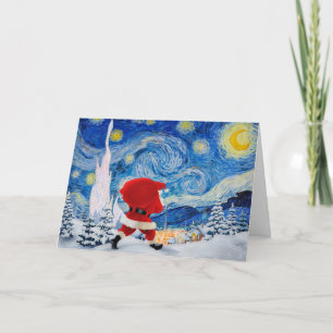 Papai Noel está chegando Cartão