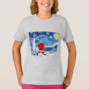 Papai Noel está vindo, camiseta de Natal