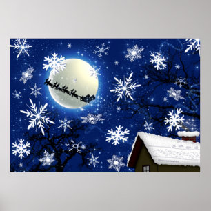 Papai Noel Está Vindo Para Poster