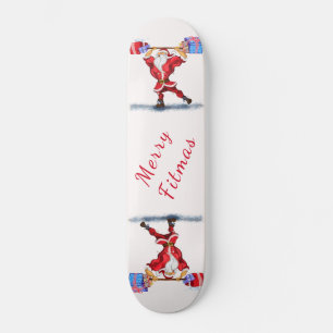 Papai Noel Fitness Skateboard