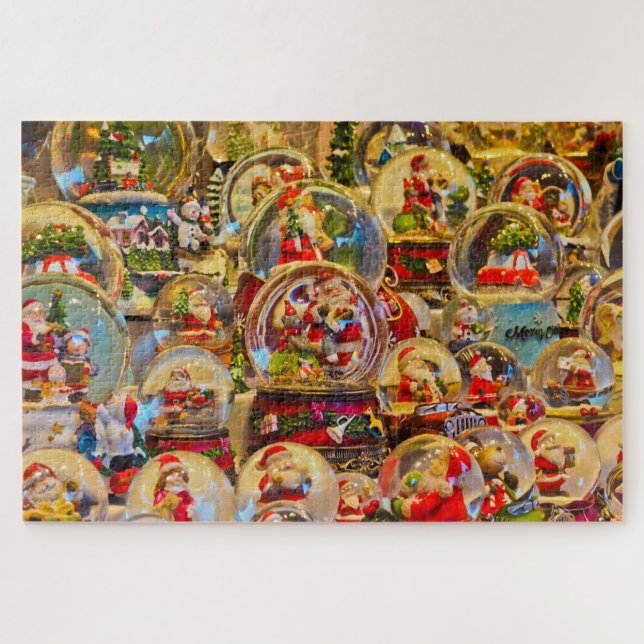 papai noel globals quebra-cabeça (Horizontal)