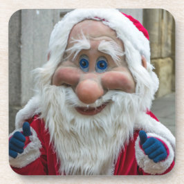 Papai noel gnome mask quadrado porta copos