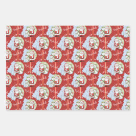 Papai Noel, Homem de Neve, Papais noeis, Papel de 
