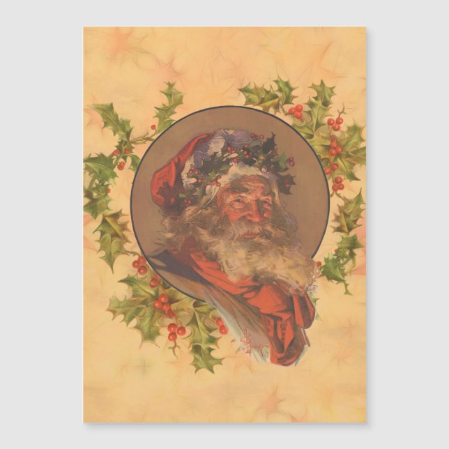 Papai Noel Leyendecker Antigo Vitoriano (Frente)