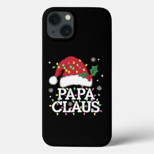 Papai Noel Luzes de Natal Família de Pijama Combin