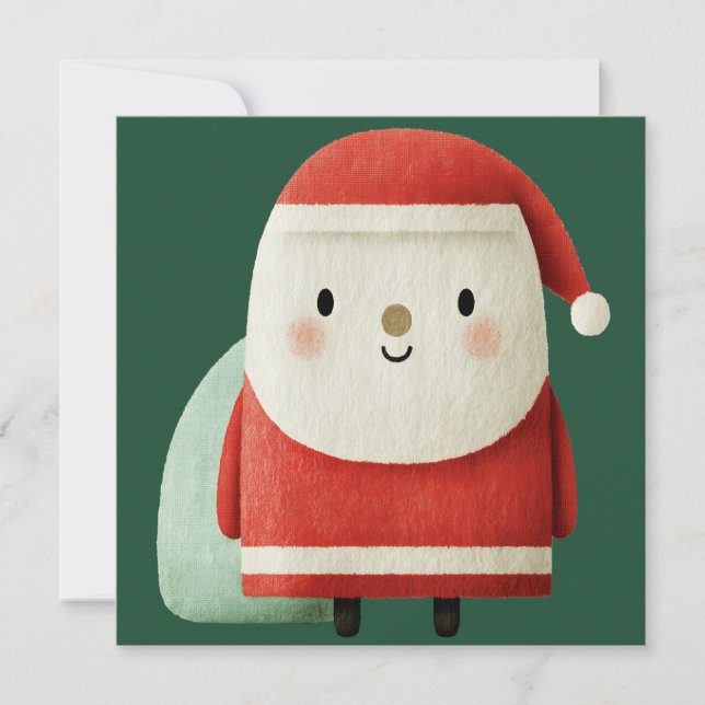 Papai Noel Minimalista Fofo (Frente)