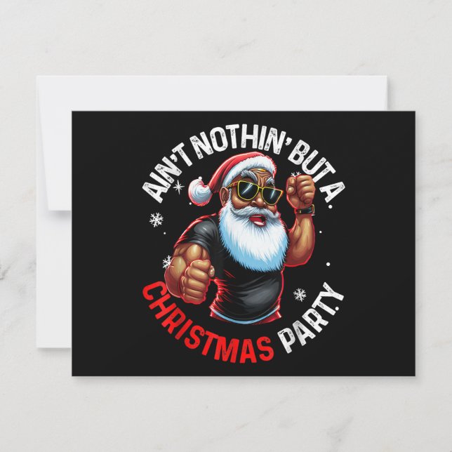 Papai Noel Natal afro-americano (Frente)