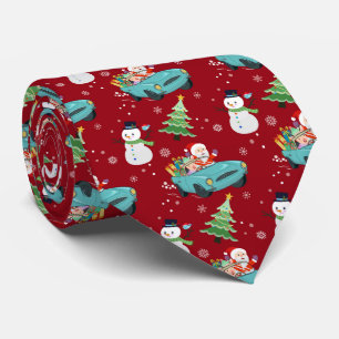 Papai Noel, Neves e Gravata do Pescoço das Árvor
