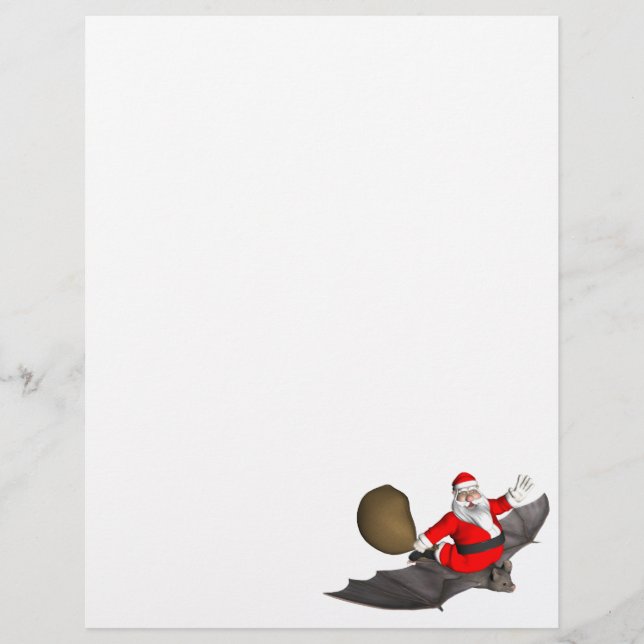 Papai Noel No Bat Voador (Frente)