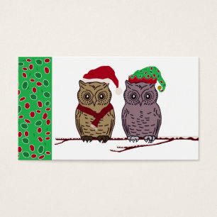 Papai noel Owl e Elf Owl - Letra para Papais noeis