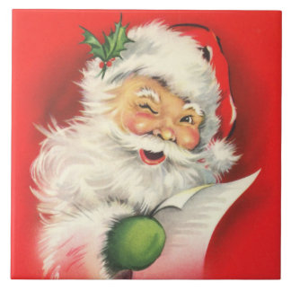 Papai Noel piscando Vintage