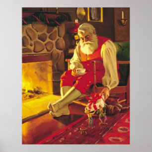 Papai Noel Rua. Nikolaus Poster