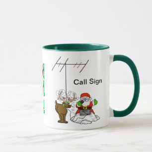 Papai noel, Rudolph Ho! Caneca do Natal -