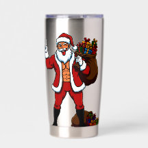 Papai Noel Sarado Sinal de Paz! Abdômen Riscado e 