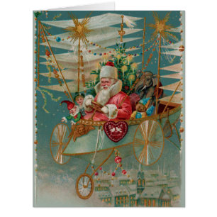 Papai noel & seu cartão surpreendente da máquina