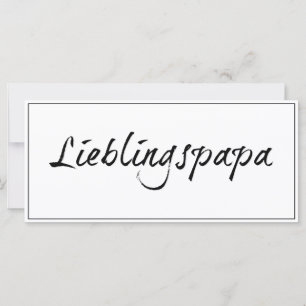 Papai querido - escrita preta 00001