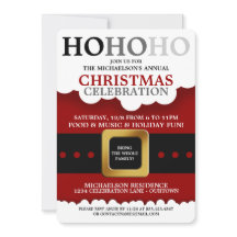 Papais noeis Acessam Convites de festas de Natal