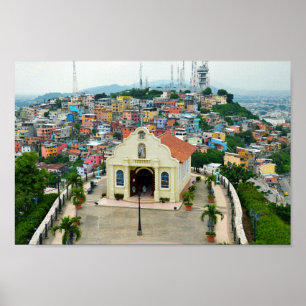 Papais noeis Ana Chapel, Guayaquil, Poster do Equa