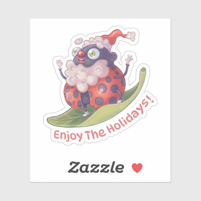 Papais noeis Aproveitem O Adesivo De Feriados (Folha)