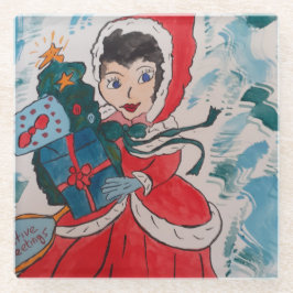 Papais noeis Auxiliares por Porta copos de vidro d