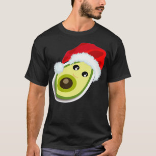 Papais noeis Avocado Camisa de Natal de Combinação