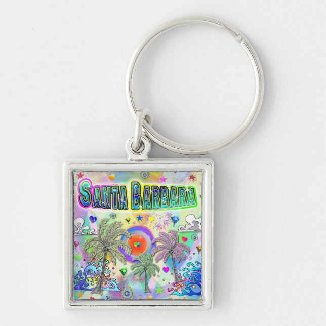 Papais noeis Barbara Deep Dream Chaveiro (Frente)