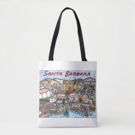 Papais noeis Bárbara Map Tote Bag