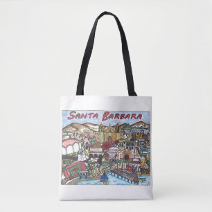 Papais noeis Bárbara Map Tote Bag