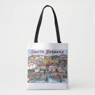 Papais noeis Bárbara Map Tote Bag