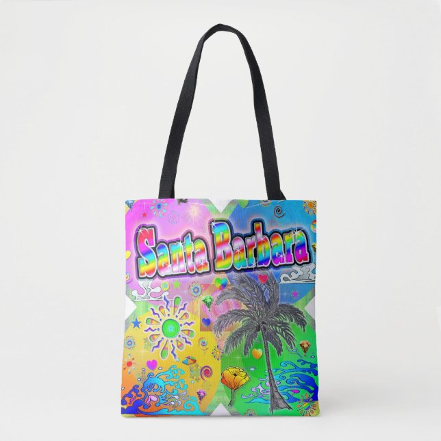 Papais noeis Barbara Quadro Seasons Tote Bag (Frente)