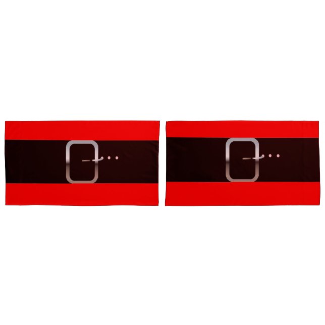 Papais noeis Belly Pair de Pillowcase, Rei (Frente - conjunto)