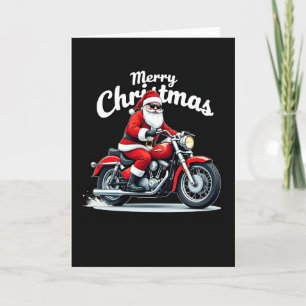Papais noeis Biker legal Cartão de Natal Fundo Pre