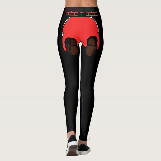 Papais noeis Bumbuns Leggings Black (Verso)