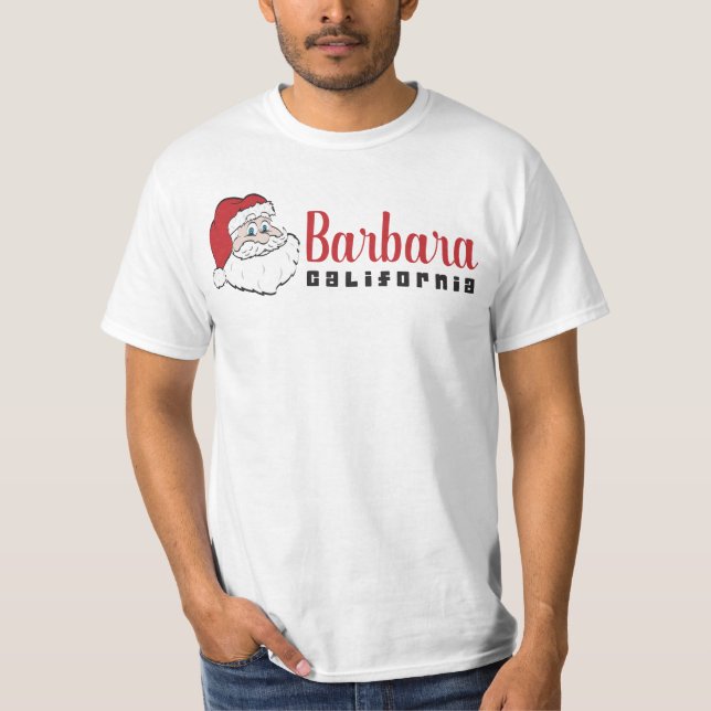 Papais noeis Camiseta Barbara California (Frente)