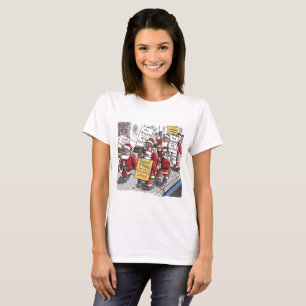 Papais noeis Camiseta para mulheres em greve