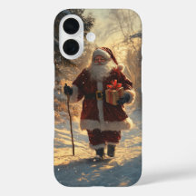 Papais noeis capas de iphone de Natal