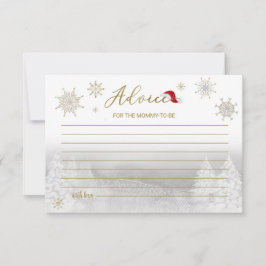 Papais noeis Cartões de Chá de fraldas de Natal