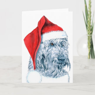 Papais noeis Cartões de saudação Labradoodle