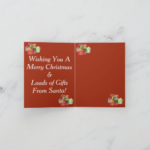 Papais noeis Com Cartões De Presente