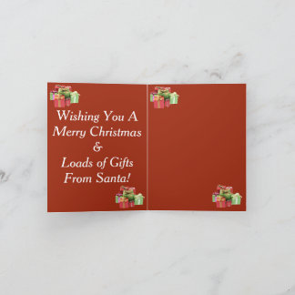 Papais noeis Com Cartões De Presente