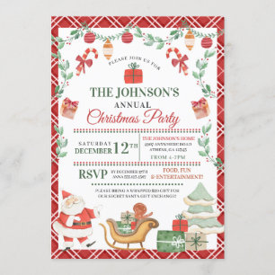 Papais noeis Convite de festas de Natal