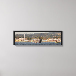 Papais noeis Cruz Beach Boardwalk Canvas Humpback