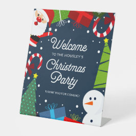 Papais noeis da Festa Azul e Bonita de Natal