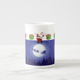 Papais noeis de caneca de Natal