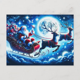Papais noeis de cartões postais de feriado