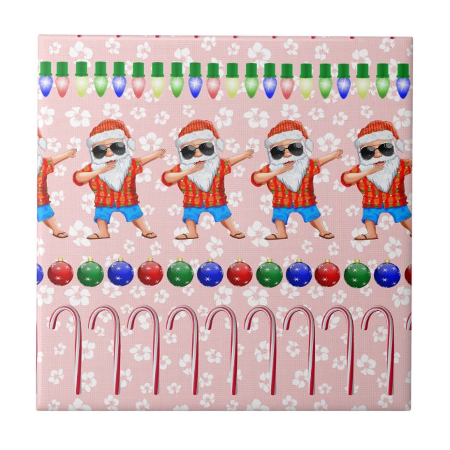 Papais noeis De Dabbing De Natal Feio Em Vermelho (Frente)