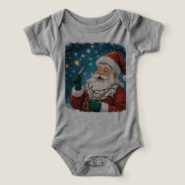 Papais noeis de Design de Natal com luzes